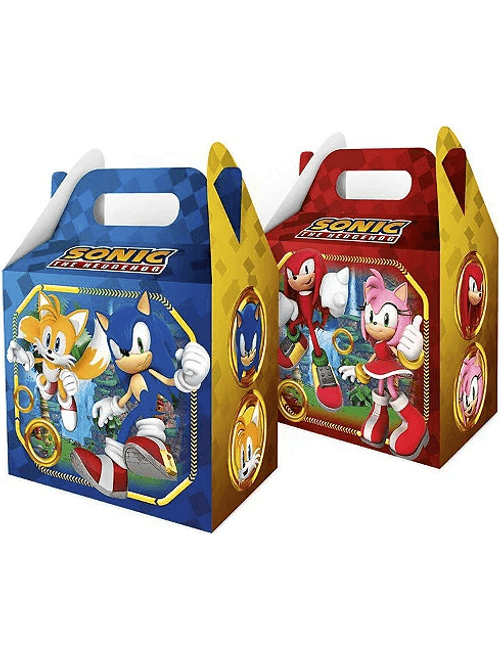 CAIXA SURPRESA MALETA SONIC COM 8 UNIDADES REGINA