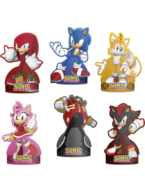 DECORACAO DE MESA SONIC COM 6 UNIDADES REGINA