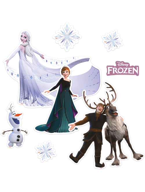 DECORACAO DE BOLO CENARIO DISNEY FROZEN COM 8 UNIDADES REGINA