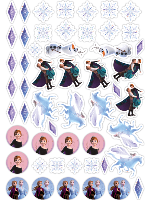 MINI PERSONAGEM DECORATIVO DISNEY FROZEN COM 50 UNIDADES REGINA