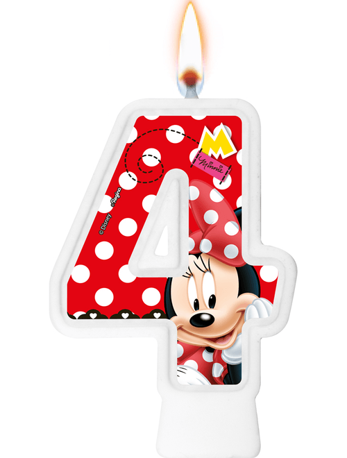 VELA NUMERO 4 MINNIE MOUSE REGINA