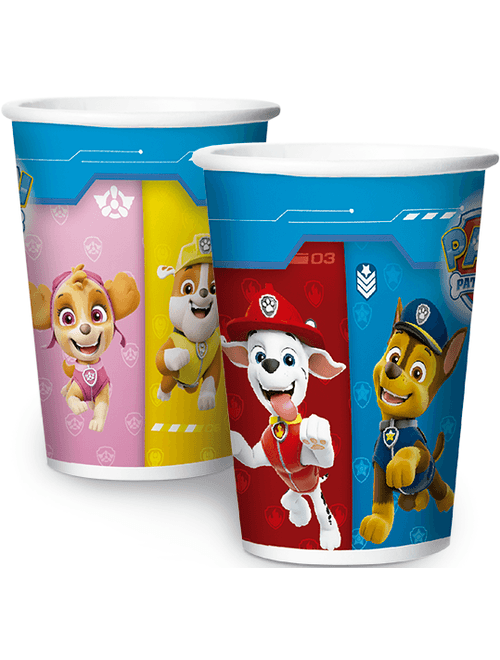 COPO DE PAPEL PATRULHA CANINA 180 ML COM 12 UNIDADES REGINA