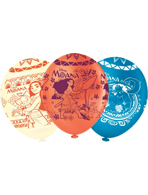 BALAO LATEX PREMIUM MOANA 12 POLEGADAS COM 10 UNIDADES REGINA