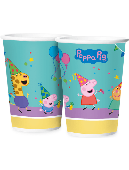 COPO DE PAPEL PEPPA PIG CLASSICA 180 ML COM 12 UNIDADES REGINA