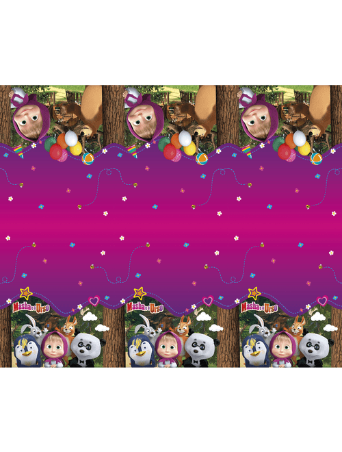 TOALHA DE PAPEL MASHA E O URSO CLASSICA 120X220 CM REGINA
