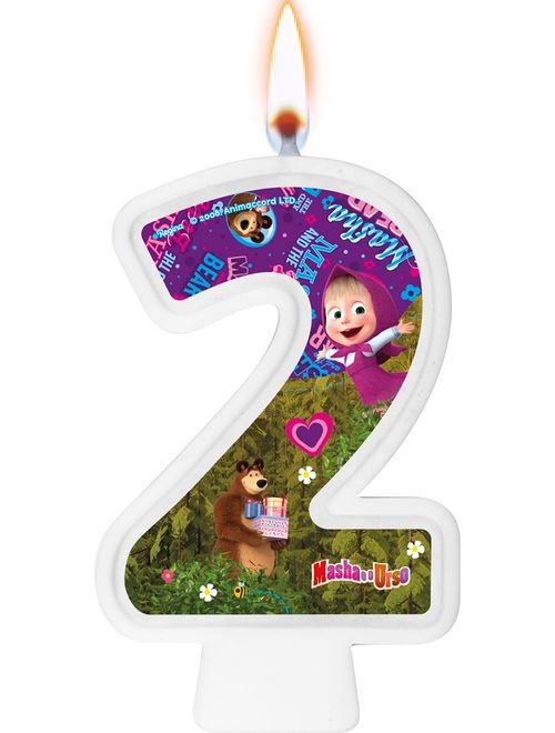 VELA NUMERO 2 MASHA E O URSO CLASSICA REGINA