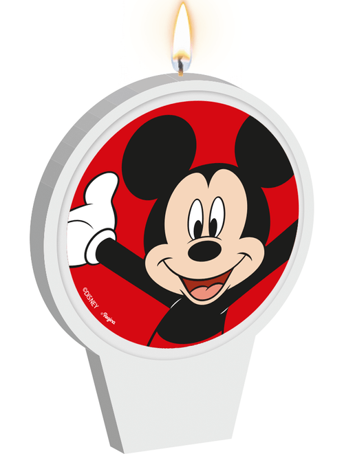 VELA PLANA ADESIVADA MICKEY MOUSE REGINA