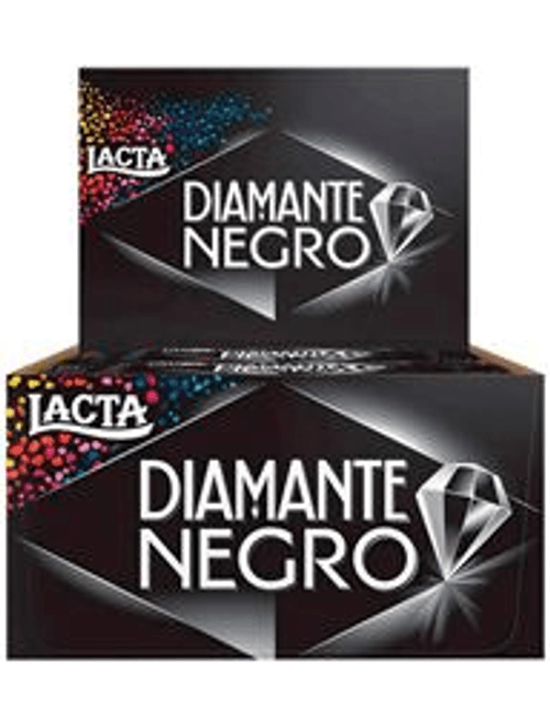 CHOCOLATE DIAMANTE NEGRO DISPLAY COM 12 UNIDADES DE 165G CADA