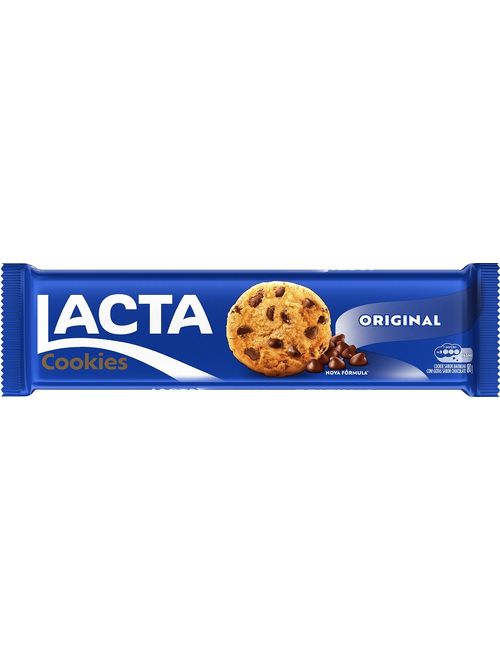 BISCOITO COOKIE LACTA COM GOTAS DE CHOCOLATE AO LEITE 80G