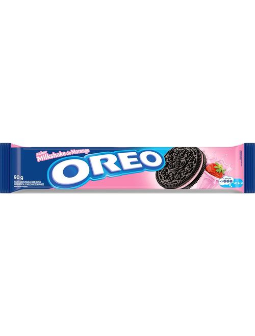 BISCOITO OREO MILKSHAKE MORANGO 90G