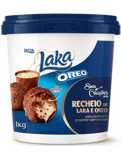 RECHEIO CREMOSO PARA CONFEITARIA LAKA COM OREO 1,05KG