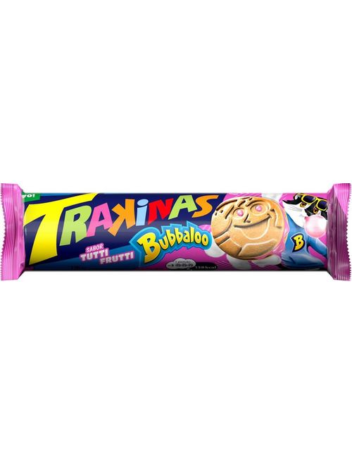 BISCOITO TRAKINAS RECHEADO SABOR TUTTI FRUTTI 126G