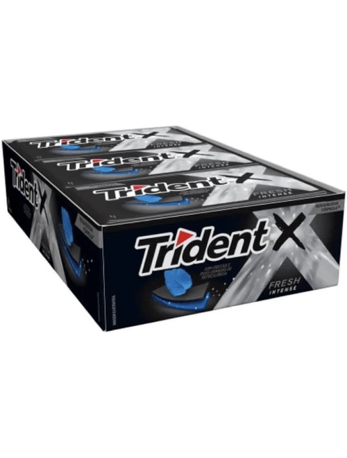 GOMA DE MASCAR TRIDENT SABOR FRESH INTENSE COM 21 UNIDADES