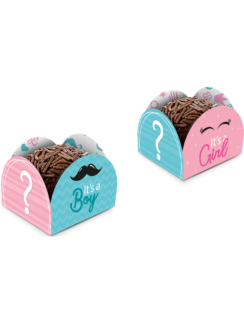 PORTA FORMINHA CHA REVELACAO COM 50 UNIDADES REGINA