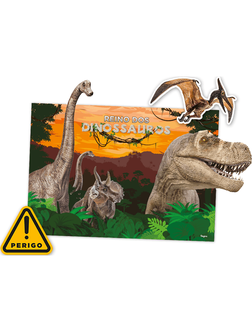 KIT DECORATIVO DINOSSAURO REGINA