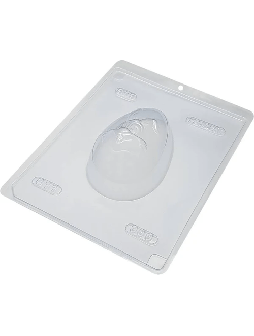 FORMA PARA OVO DE PASCOA 300G ESPECIAL COELHO SILICONE 3 PARTE BWB