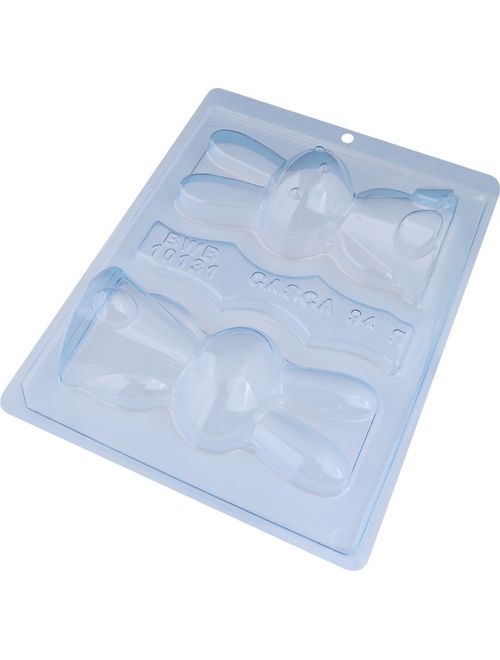 FORMA COELHO SENTADO MEDIO SILICONE 3 PARTES BWB