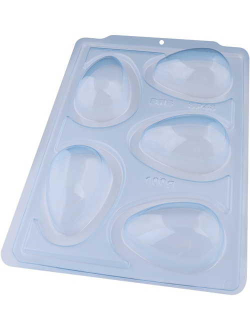 FORMA PARA OVO DE PASCOA 100G SEMIPROFISSIONAL SILICONE 3 PARTES BWB