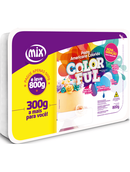 PASTA AMERICANA PRETA 800G MIX