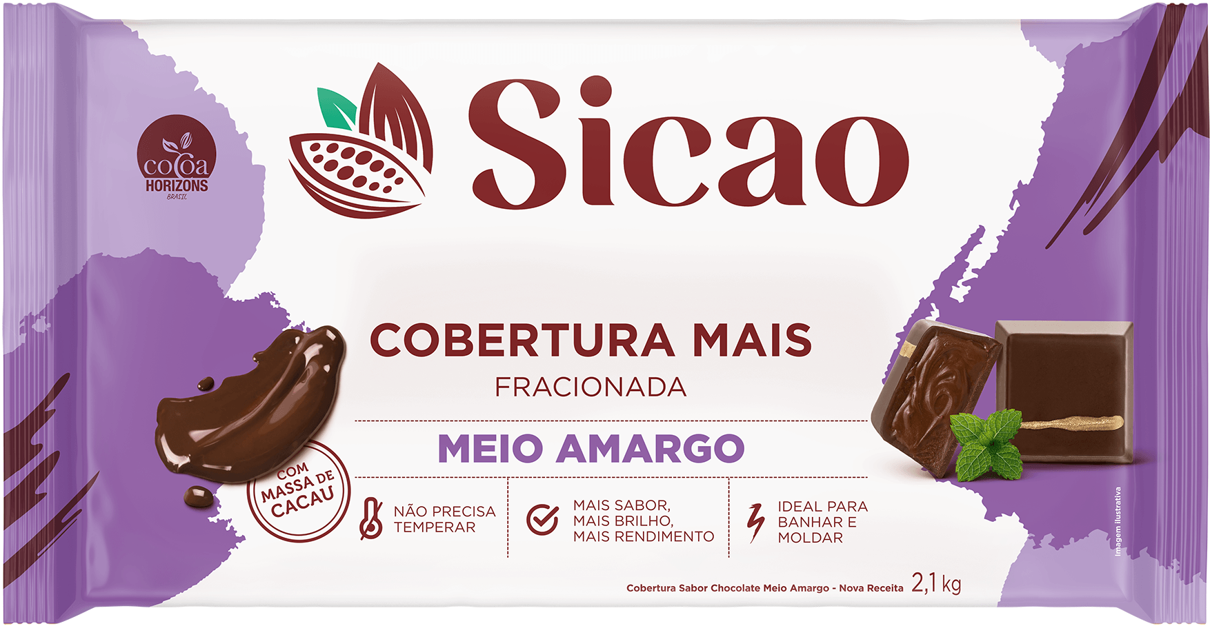 Chocolate Nobre Branco - Barra 2,1kg SICAO