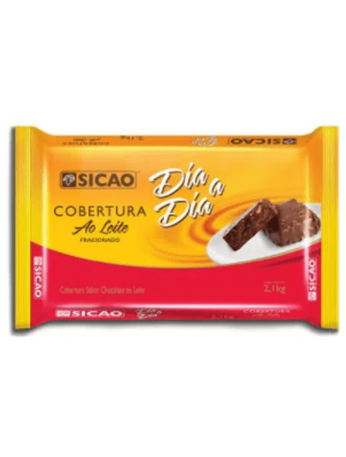 CHOCOLATE COBERTURA FRACIONADA AO LEITE BARRA 2,1KG SICAO