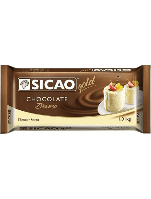 CHOCOLATE NOBRE BRANCO BARRA 1,01KG SICAO