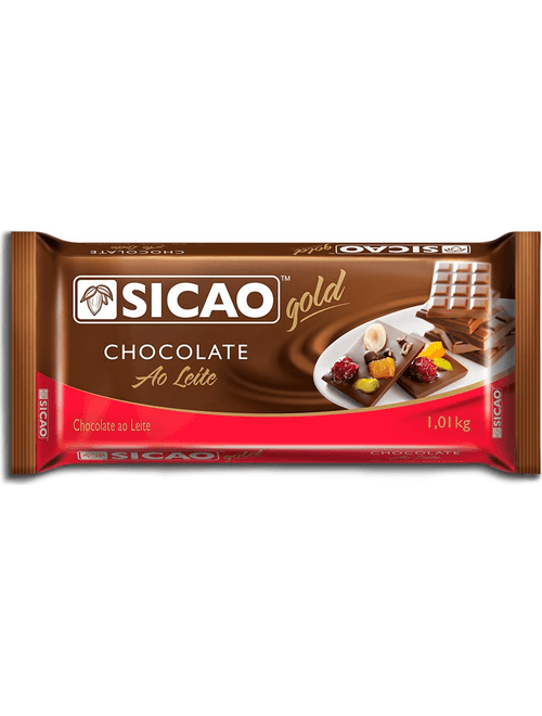 CHOCOLATE NOBRE AO LEITE BARRA 1,01KG SICAO