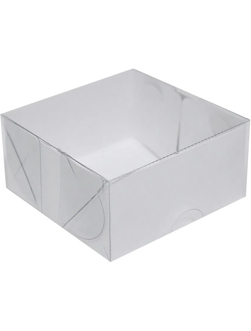 CAIXA BRANCA COM TAMPA TRANSPARENTE NUMERO 2 PACOTE COM 10 UNIDADES YINPACK