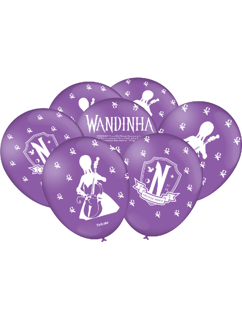 BALAO LATEX 9 POLEGADAS ESPECIAL LILAS WANDINHA COM 25 UNIDADES FESTCOLOR