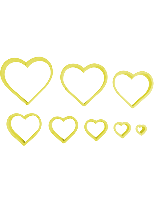 CORTADOR CORACAO LISO COM 8 UNIDADES BLUE STAR