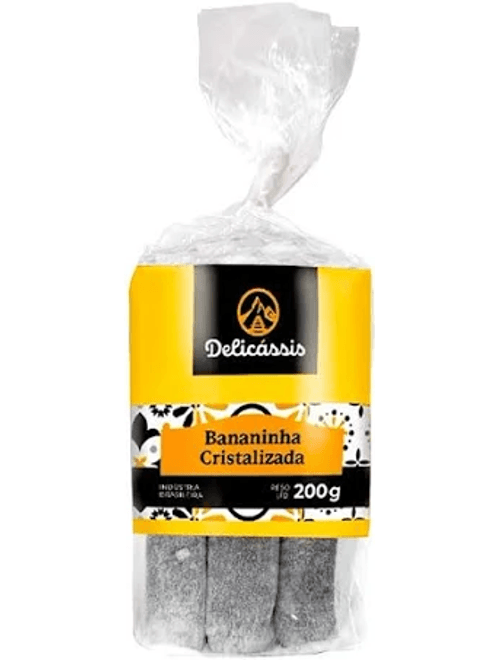 DOCE BANANINHA CRISTALIZADA 200G DELICIAS ASSIS
