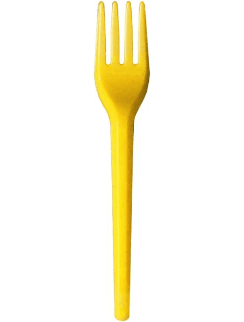 GARFO SOBREMESA AMARELO COM 50 UNIDADES BELLO