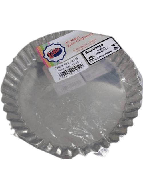 FORMA TORTA MACA FUNDO FIXO 15X3 DONA LELLA