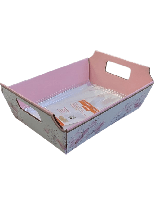 KIT BANDEJA CAMPESTRE PEQUENO 21X15X6.5CM LILAS ALBANO