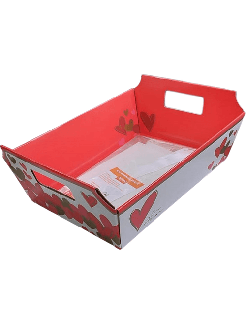 KIT BANDEJA PATINA MEDIO 26X18X8.5CM BRANCO ALBANO