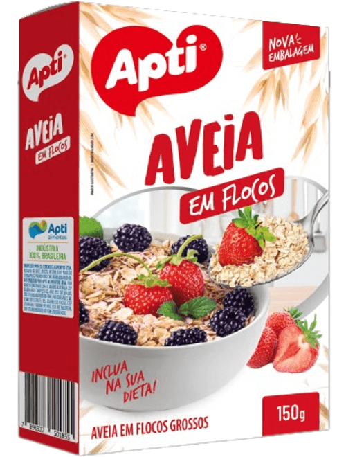 AVEIA EM FLOCOS FINOS 150G APTI