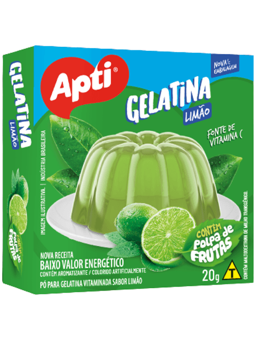 GELATINA LIMAO APTI 20G