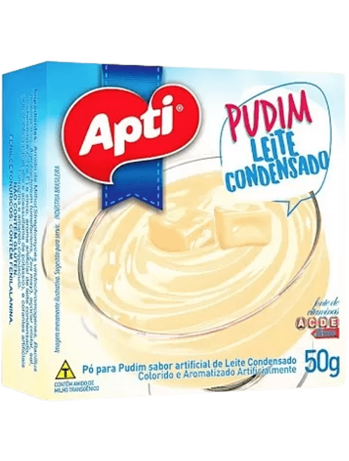PO PARA PUDIM SABOR LEITE CONDENSADO APTI 50G