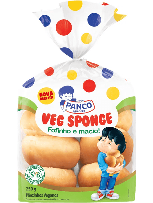 PAO VEGANO SPONGE 250G PANCO