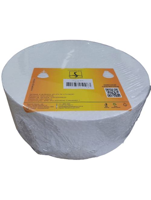 DISCO DE ISOPOR 25X10CM STAND