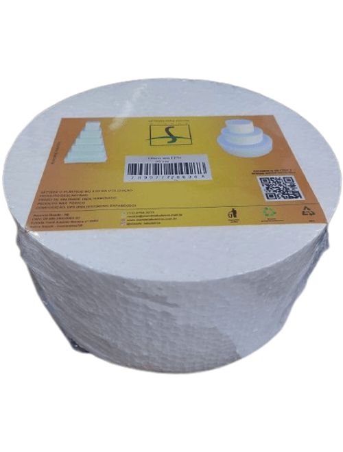 DISCO DE ISOPOR 20X10CM STAND