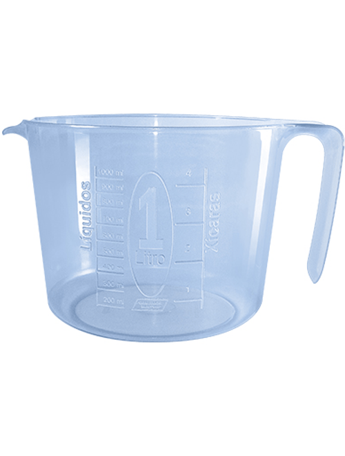 MEDIDORA CULINARIA COM ALCA 1,0L AZUL INJETEMP