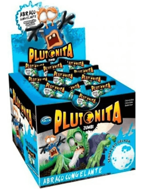 CHICLETE PLUTONITA ZUMBI ABRACO CONGELANTE 180G ARCOR
