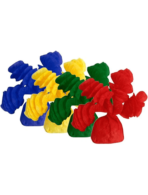 PAPEL PARA BALAS COM 40 UNIDADES COLORIDO RABICO