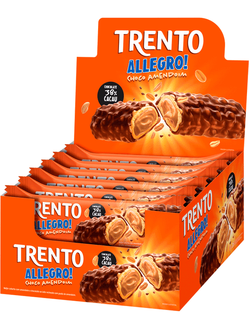TRENTO ALLEGRO CHOCOLATE COM AMENDOIM 560G