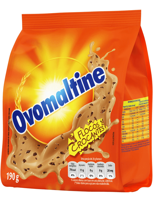ACHOCOLATADO EM PO 190G OVOMALTINE