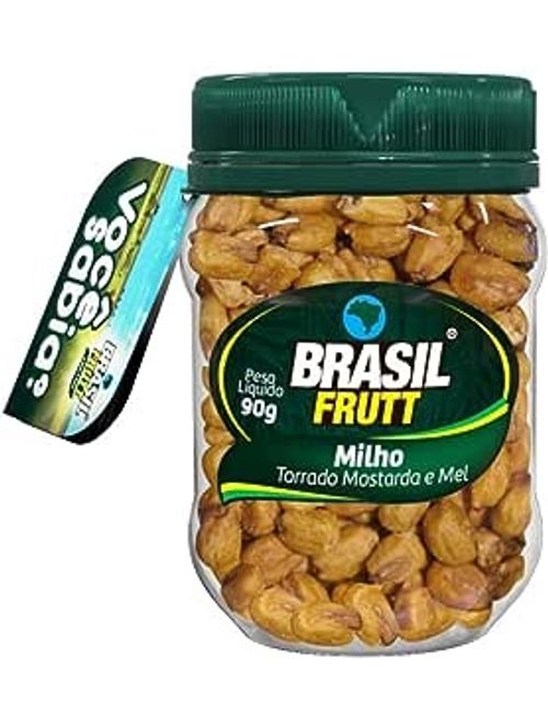MILHO TORRADO MOSTARDA E MEL POTE 90G BRASIL FRUTT