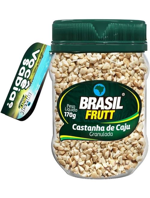 CASTANHA DE CAJU GRANULADA POTE 170G BRASIL FRUTT