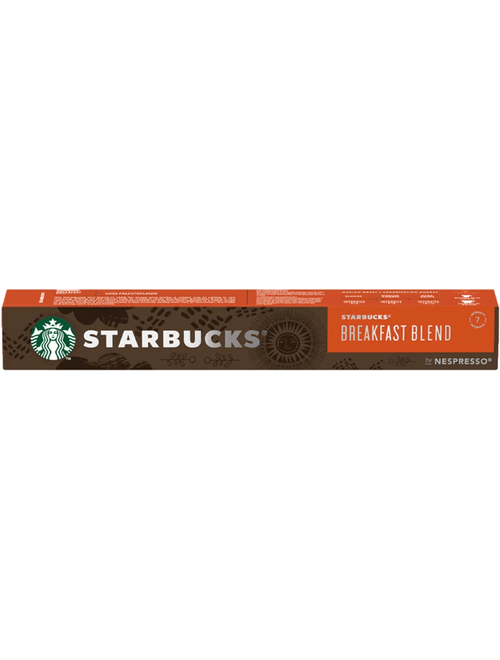 CAPSULAS DE CAFE TORRADO E MOIDO STARBUCKS BREAKFAST BLEND COM 10 UNIDADES NESCAFE
