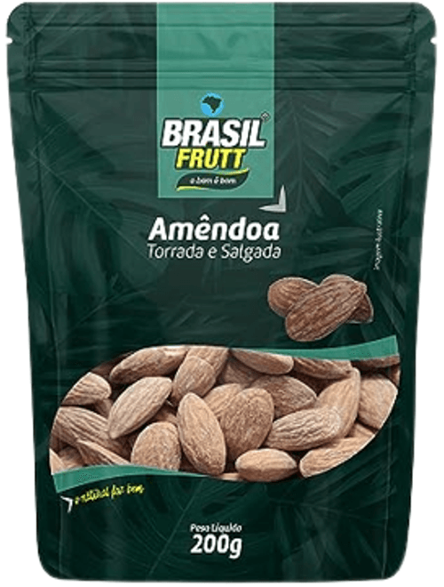 AMENDOA TORRADA E SALGADA 200G BRASIL FRUTT